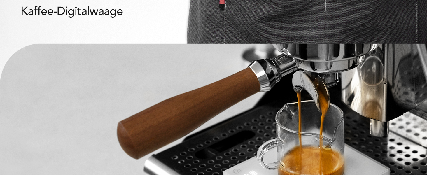 Ваги для кави TIMEMORE з таймером, контролем потоку, точність 0,1г, автоматичний таймер, ємність 2000г, чорний