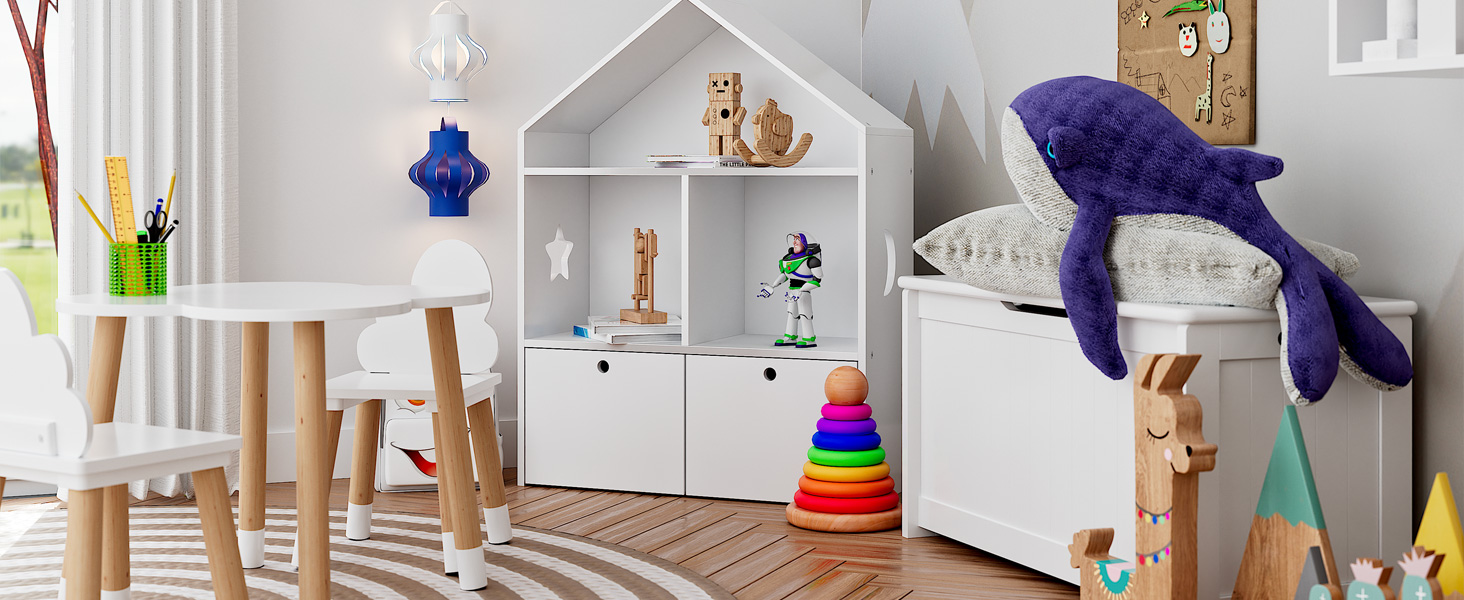 Комод з пеленальним столиком Rebecca Mobili, Aqua Grün Braun, колір блакитно-зелений, матеріал - сосна та MDF, компактний, знімний пеленальний столик, розміри 100 x 80 x 42 см, арт. RE6985