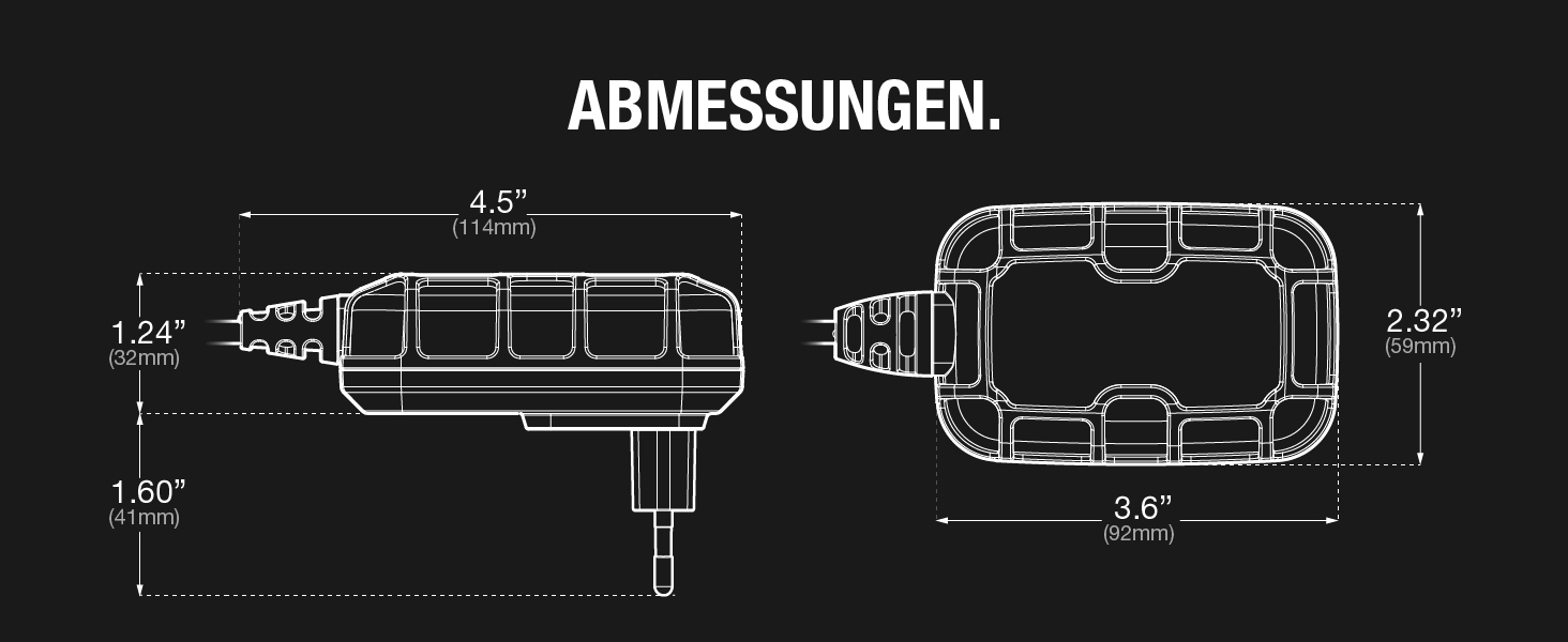 NOCO Genius1: Інтелектуальне зарядне пристрій для акумуляторів 1A 6V/12V - Автоматичний зарядний пристрій, десульфатор з захистом від перезаряду та температурною компенсацією – Для свинцево-кислотних та літієвих акумуляторів