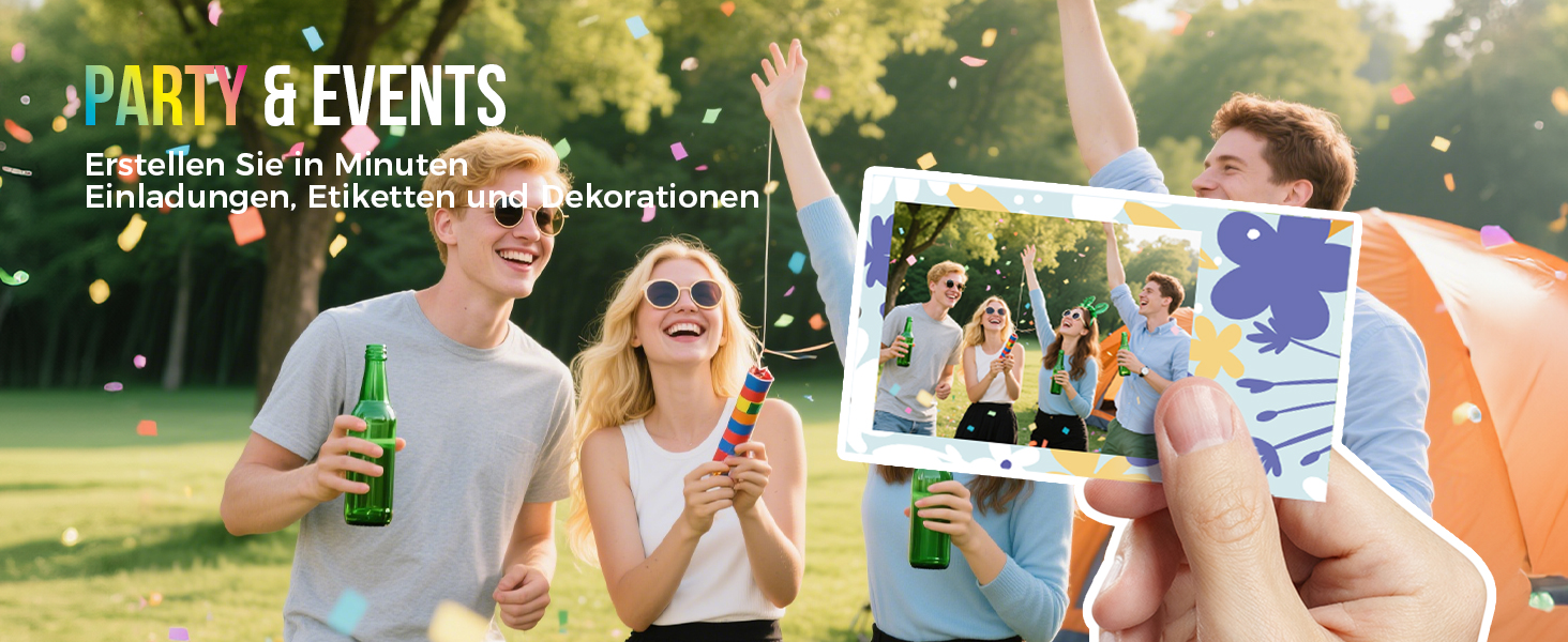 Портативний міні-принтер Nelko PP01 для фотографій з телефону. 20 листів паперу, принтер-наклейка, для iOS & Android, білий