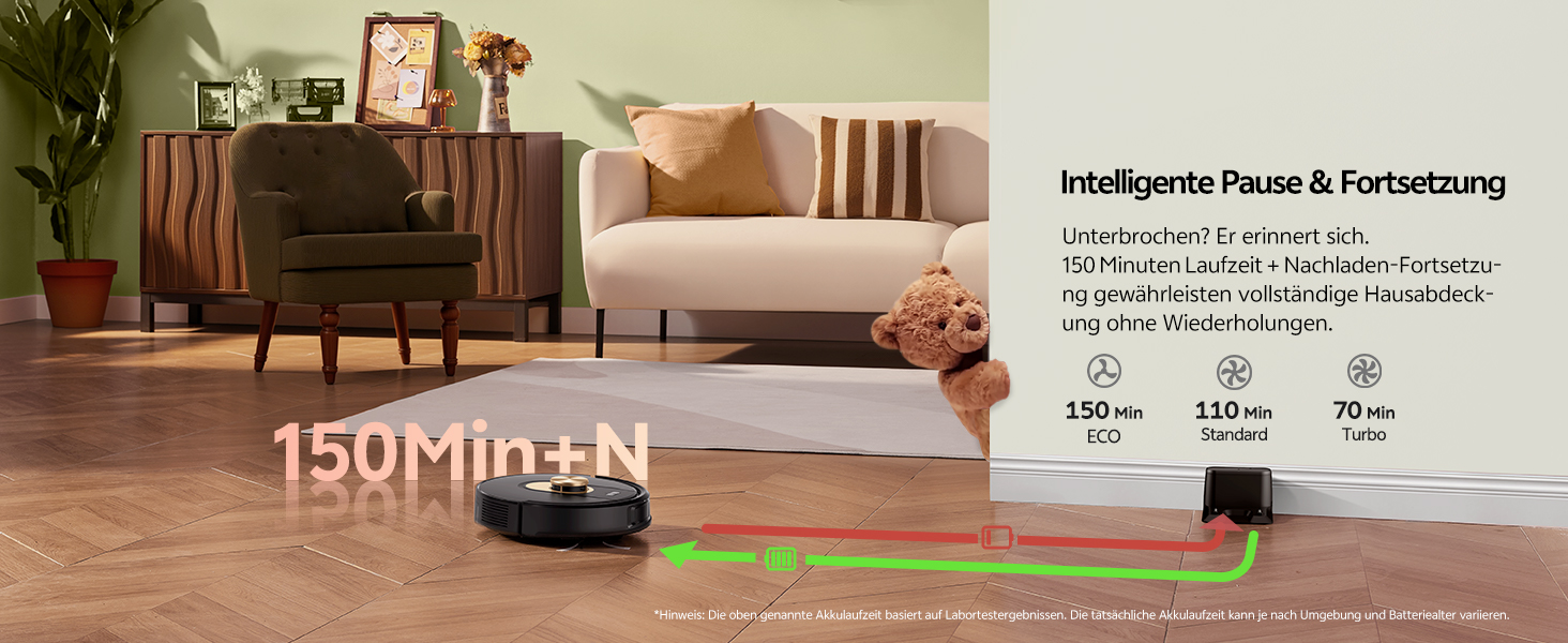 Робот-пилосос Vexilar W9 з функцією миття підлоги, 5000Pa, LiDAR навігація, тихий (50 dB), 150 хв роботи, 15 зон заборони, 5 карт, керування через додаток, пультом та голосовим асистентом