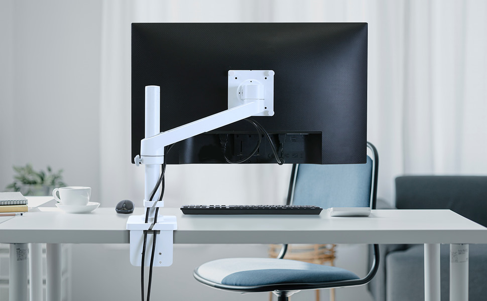 Кріплення для монітора Ergotron NX (чорний) - ручне регулювання висоти, VESA, гарантія 5 років