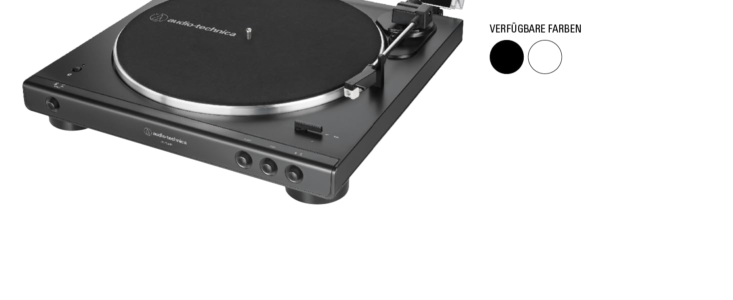 Програвач вінілу Audio-Technica LP60XBTBK з Bluetooth, повністю автоматичний, ремінний привід, стерео, чорний