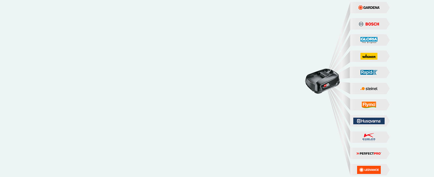 Gardena PowerRoll XXL Solo: Автоматичний шланг-намотувач 40м з акумулятором, бірюзовий (18645-55)