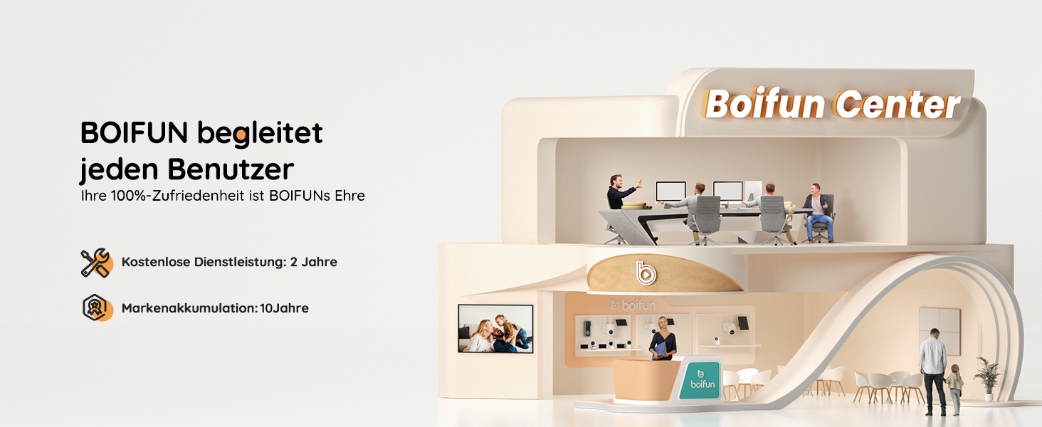 Відеоняня BOIFUN 2K/3MP з камерою Wi-Fi, нічним баченням, 5