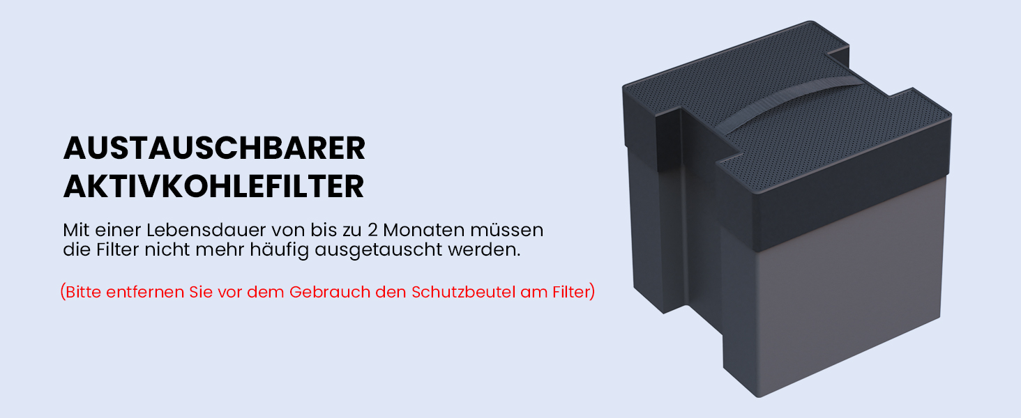 Повітряний фільтр ELEGOO MarsMate: видаляє до 95% TVOC, з датчиком VOC, сумісний з 3D-принтерами ELEGOO Mars 4 Max, Mars 4 DLP, Saturn 3 та Saturn 2 (210x247x410 мм)