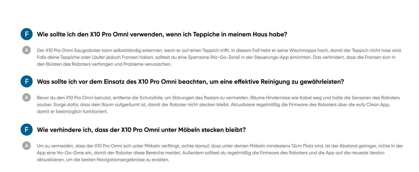 Робот-пилосос Eufy X10 Pro Omni з функцією миття та авто-дозаправкою, 8000Pa, 2 мопи з автомийкою та сушінням (відновлений)