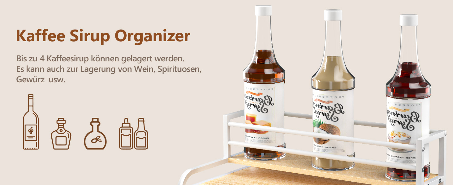 Трирівневий органайзер для капсул кави Dolce Gusto/Nespresso/Cafissimo з шухлядою (35 капсул)