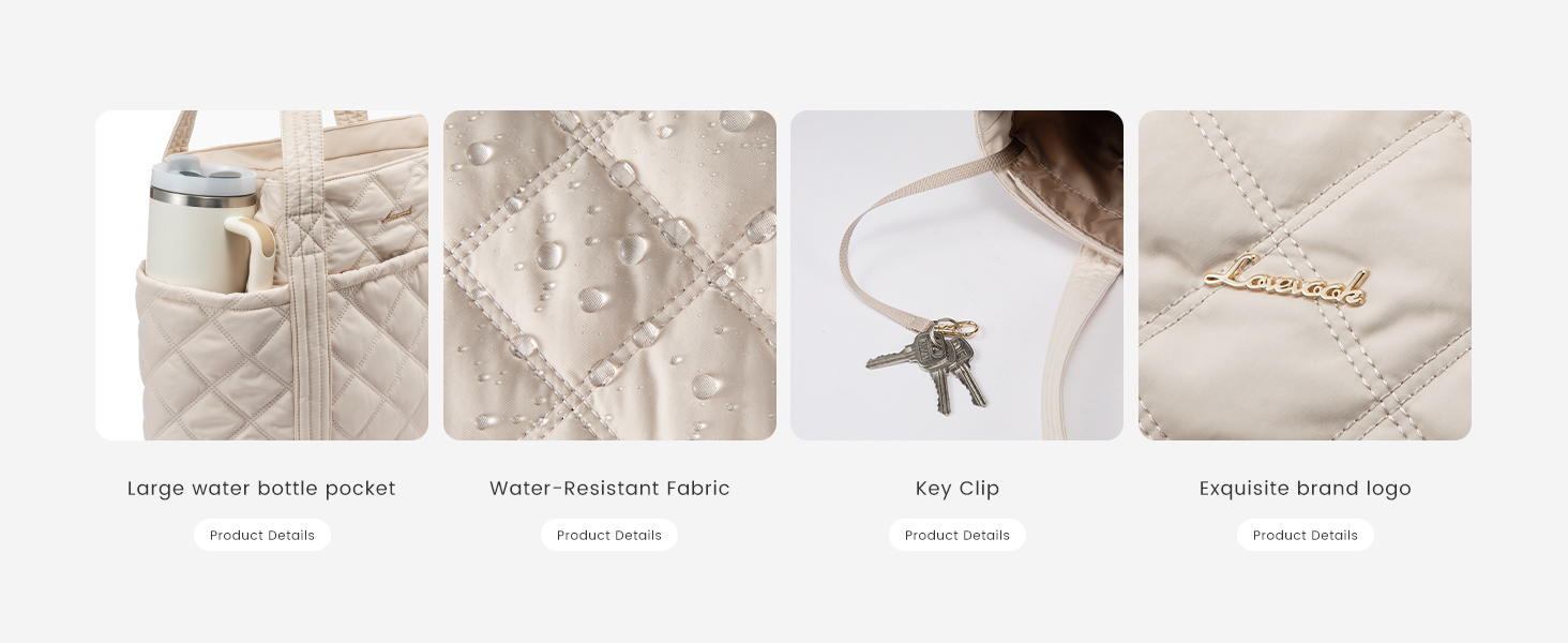 LOVEVOOK Сумка-шопер, велика, чорна (M, рожева): сумка для ноутбука 15.6