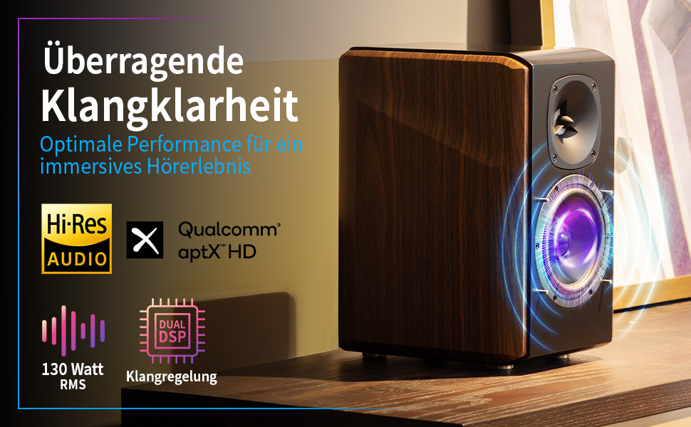 Активні полочні колонки Edifier S2000MKIII 2.0 Bluetooth, 130 Вт, студійні монітори для аудіофілів з оптичним та лінійним входом, дерево