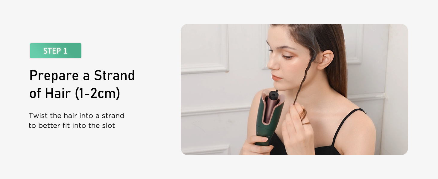 Автоматичний локон Janelove для довгих волосся, 25 мм, негативні іони, 4 температури