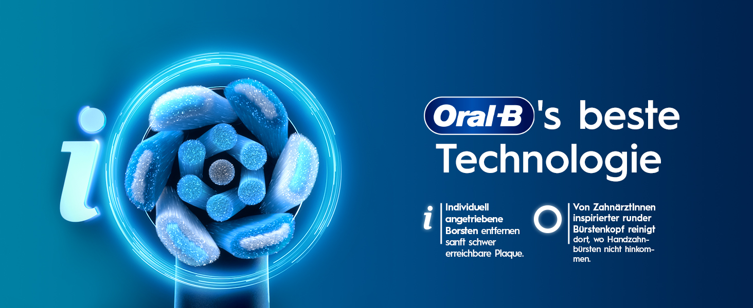 Електрична зубна щітка Oral-B iO Series 3, набір з 2 шт (Чорний та Рожевий), 2 додаткові насадки та футляр