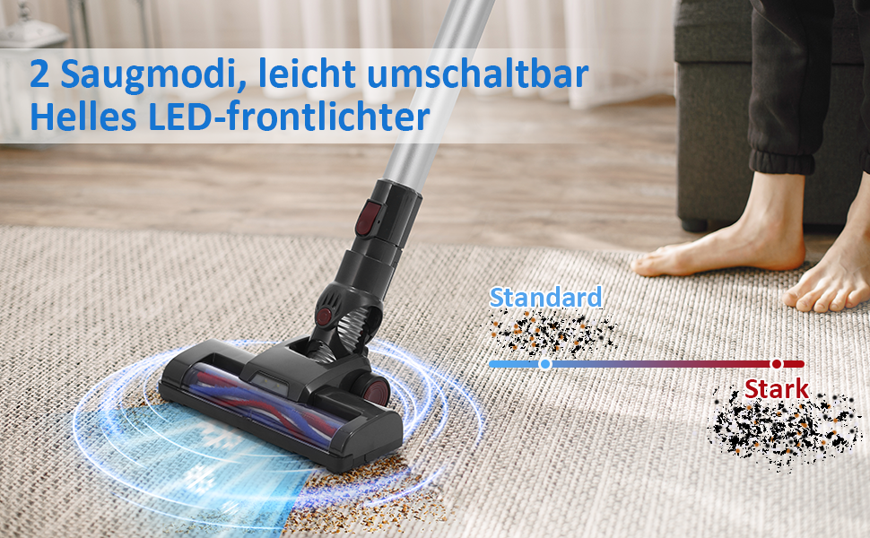 Акумуляторний пилосос Kavolet 25 KPa, 40 хв роботи, 2-в-1 для дому та авто, з насадкою для щілин та щіткою