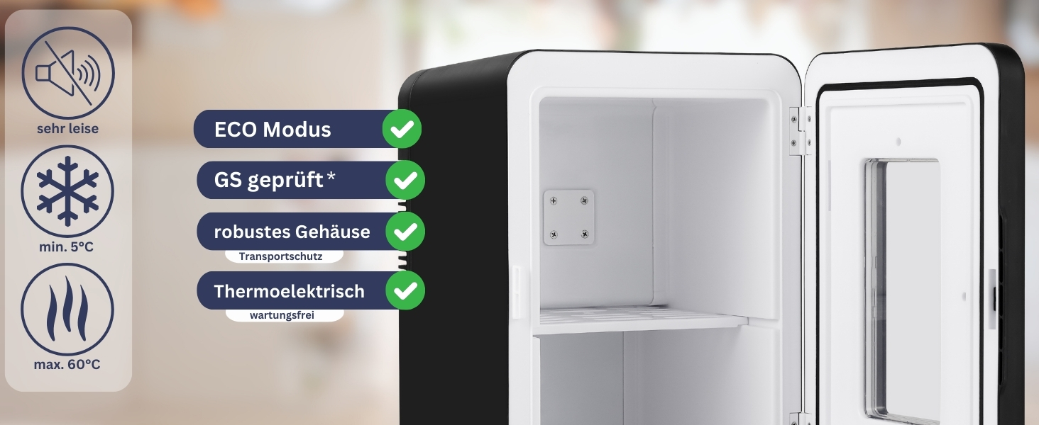 Міні-холодильник KS15: охолодження та підігрів, 15L, 230V/12V, для дому та авто, міні-бар