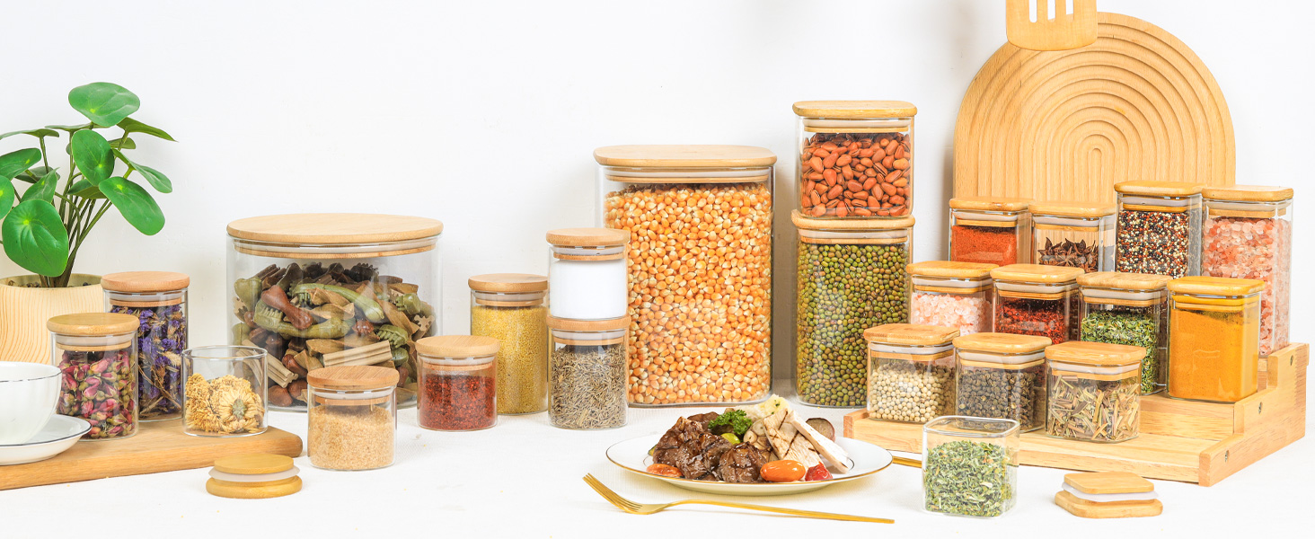 Набір банок для спецій ComSaf (24×120 мл) з мітками, дозатори, з нержавіючої сталі, органайзер