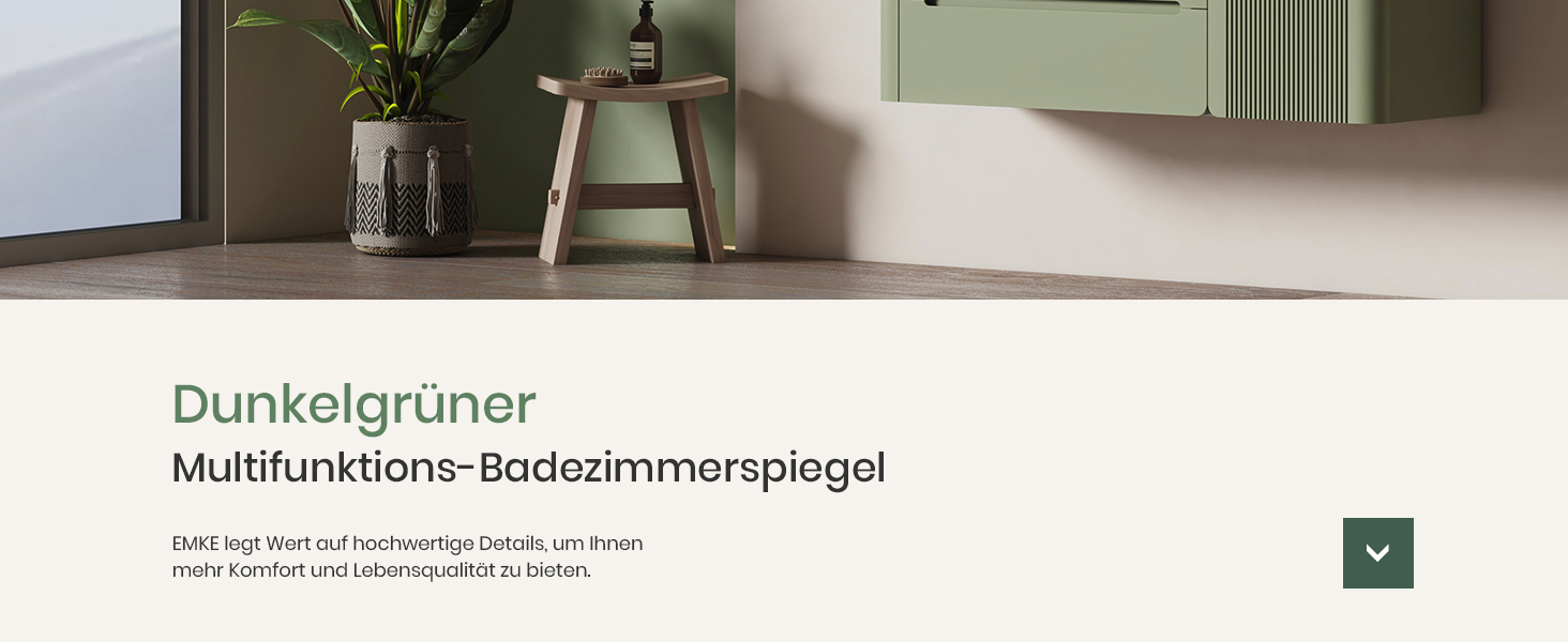 Круглий дзеркало для ванної кімнати EMKE з підсвічуванням 60 см - з антизапарюванням, регулюванням яскравості, годинником, індикатором температури, сенсорним керуванням, функцією пам'яті, енергозберігаючий. Розмір: 80x80 см.