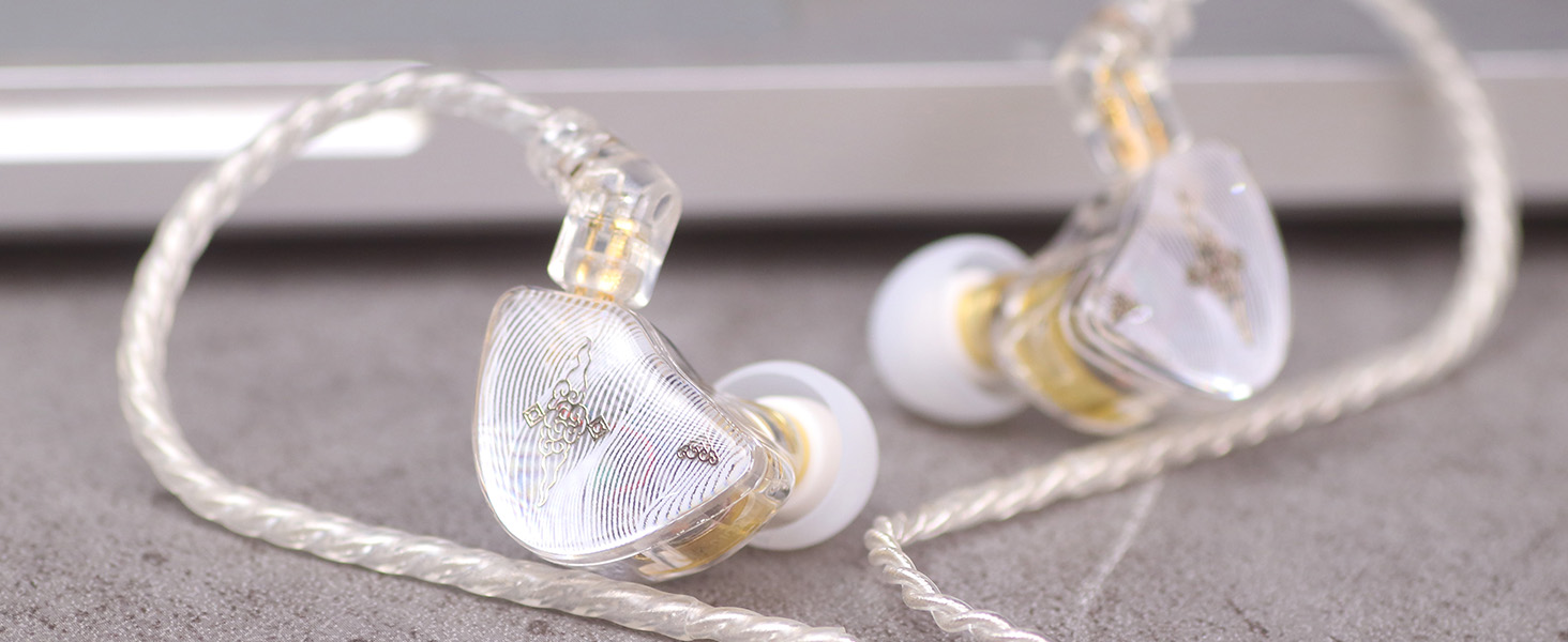 Внутрішньоканальний монітор LINSOUL TANGZU x HBB XuanNv, 2 динамічних динаміка HiFi IEM, знімний 2-контактний кабель