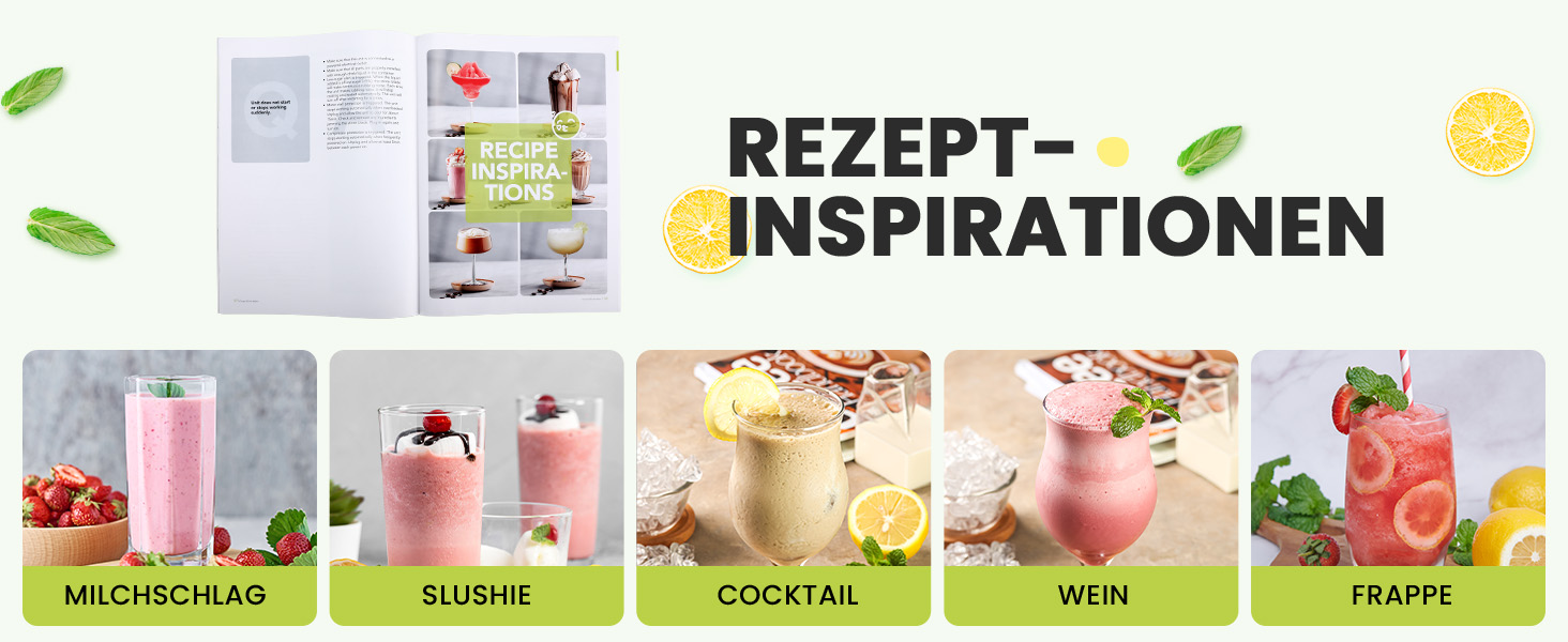 Машина для смузі та коктейлів 2л з самоочищенням, без льоду, 5 програм, для дому (2025)