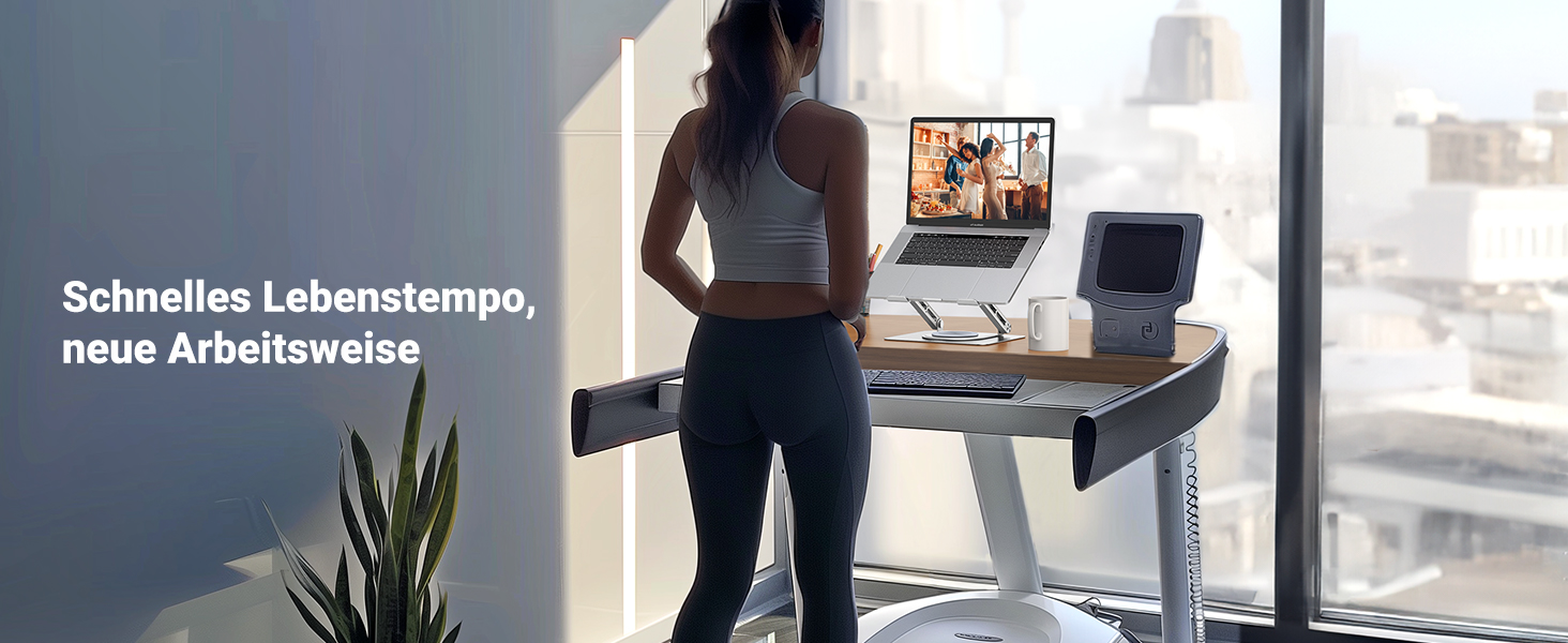 Підставка для ноутбука UGREEN 360° з регулюванням висоти, складна, сіра. Сумісна з MacBook, Air, Pro та ноутбуками 10-17.3