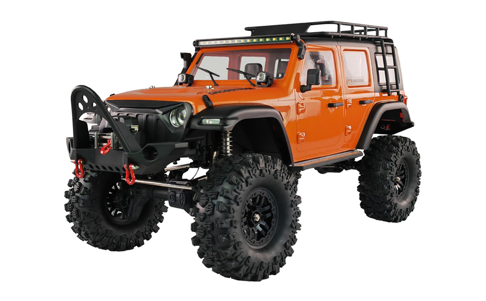 Amewi AMXRock Crosstrail Crawler 4WD 1:10 ARTR позашляховик (Помаранчевий металік)