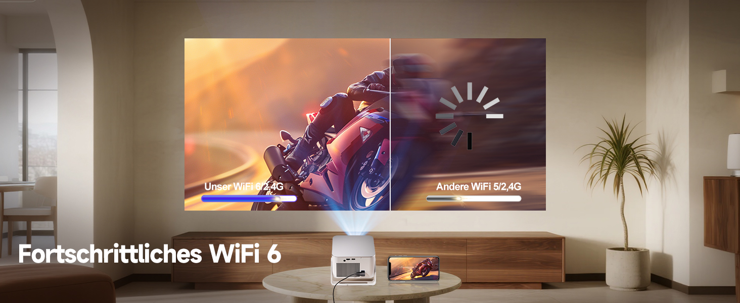 Смарт-проектор Magcubic HY350MAX 4K/8K, WiFi 6, Bluetooth 5.4, Автофокус, 6D автокоррекция трапеції, динамік 12W, поворот на 180°, портативний домашній кінотеатр, чорний