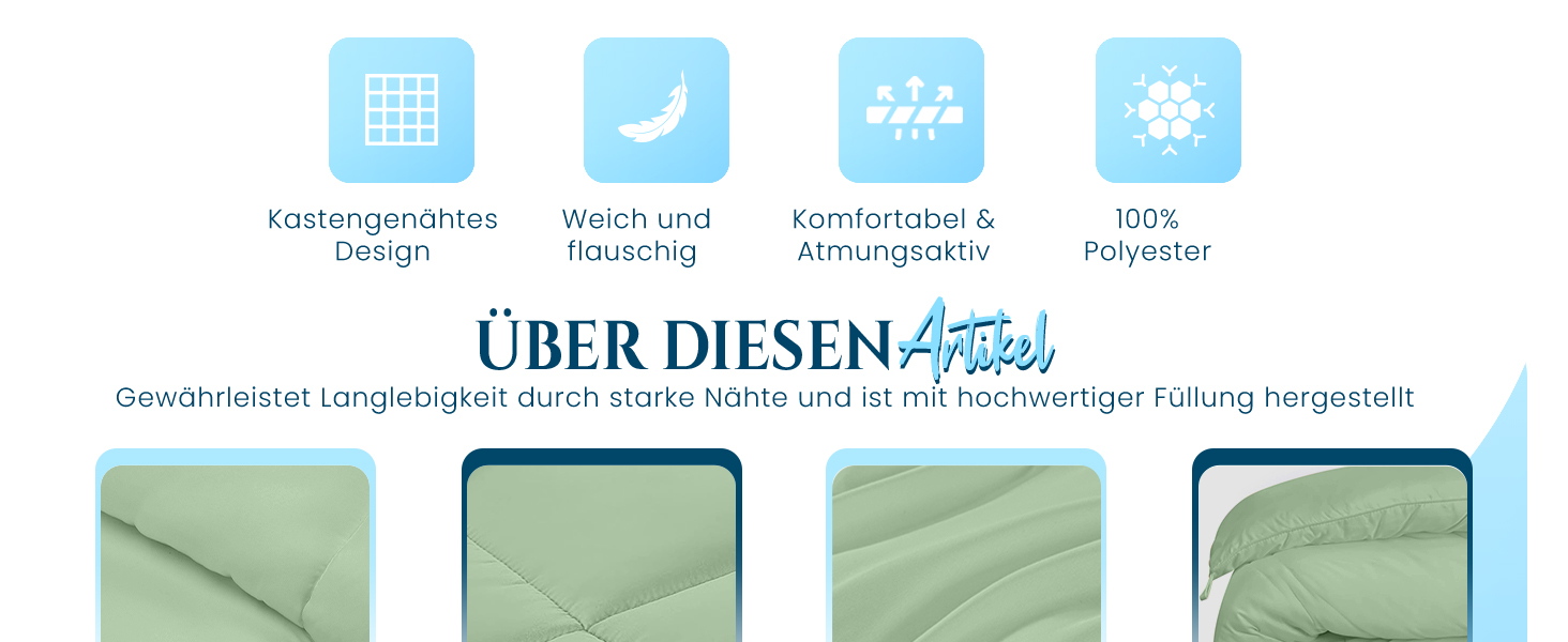 Ковдра Utopia Bedding для 2 осіб, 135x200 см, білий колір, мікрофібра, 4 сезони