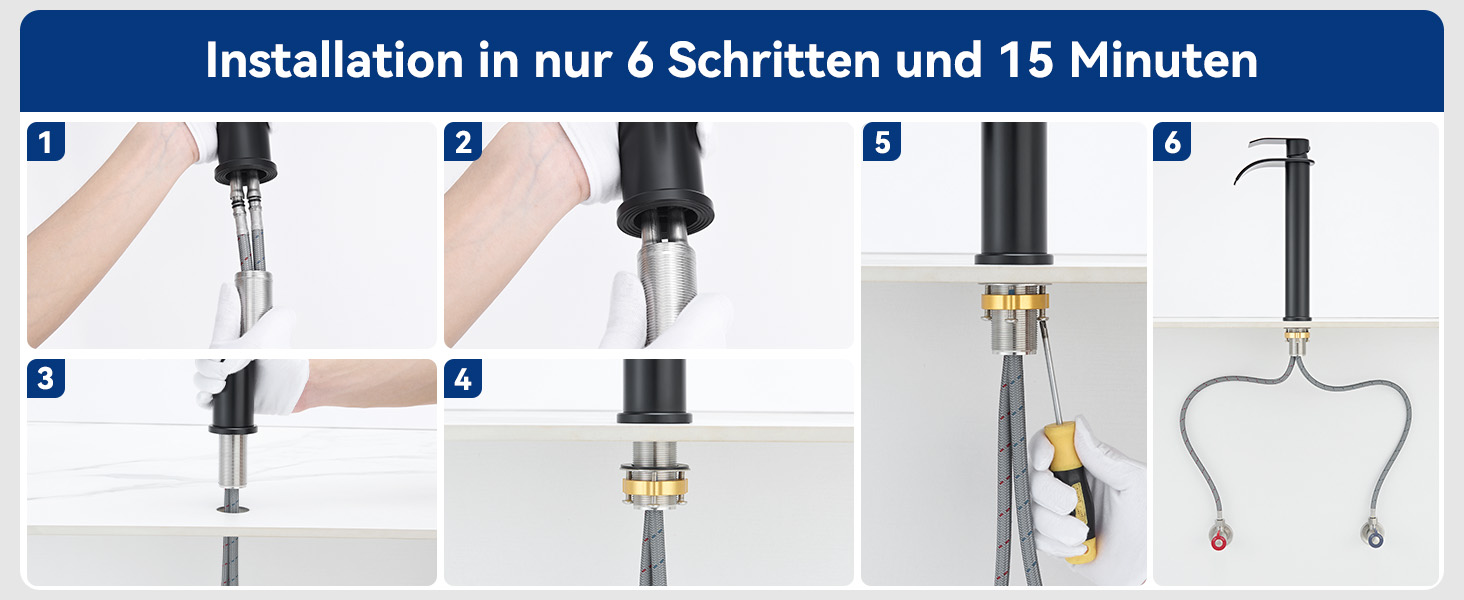 Змішувач для ванної CECIPA Gebürstet, нержавіюча сталь, чорний мат, висота виливу 245 мм | Змішувач для умивальника, для ванної кімнати