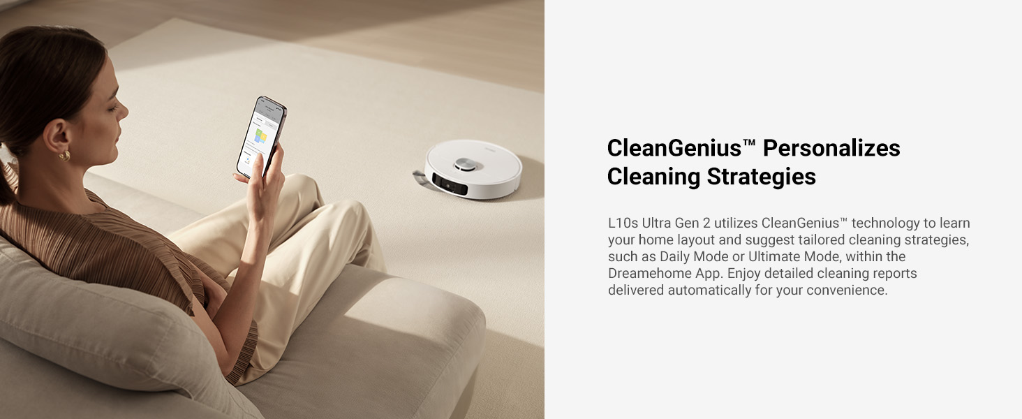 Робот-пилосос Dreame L10s Ultra Gen 2 з миючим модулем, 10000Pa, LiDAR, MopExtend, автомийка та сушка, самостійне очищення та поповнення, підйом мопа 10,5 мм