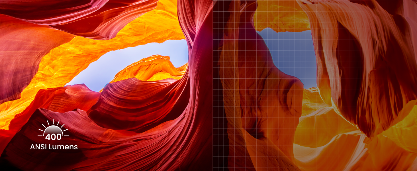 Nebula Anker Mars 3 Air Mini Beamer: проєктор 1080p з Google TV, Smart, Wi-Fi, 400 ANSI люмен, Dolby Digital, 2*8W, 150 дюймів, акумулятор, 2,5 години, новий