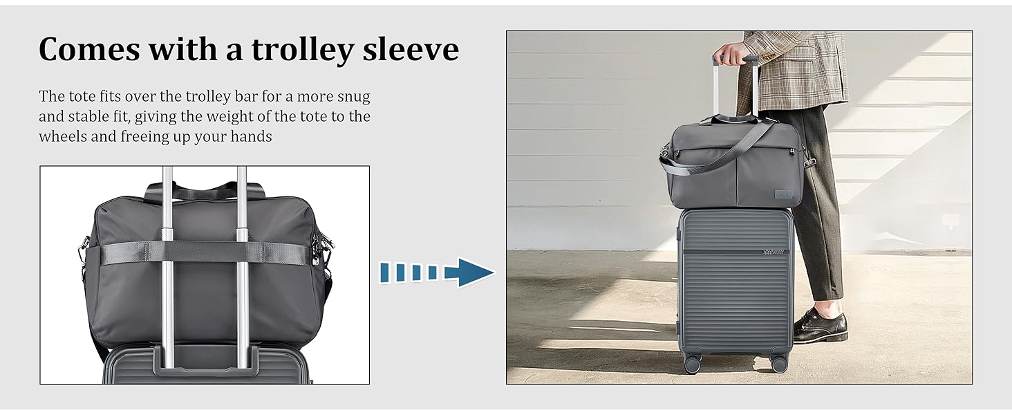 Набір валіз Joyway 4 шт. з жорстким корпусом та TSA-замком, розширюваний, сірий колір
