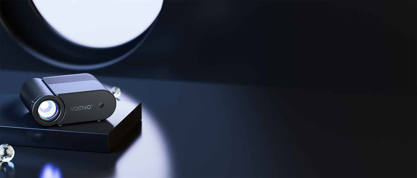 Портативний проєктор Vamvo WiFi 1080P для телефону/планшета/ноутбука/TV Stick