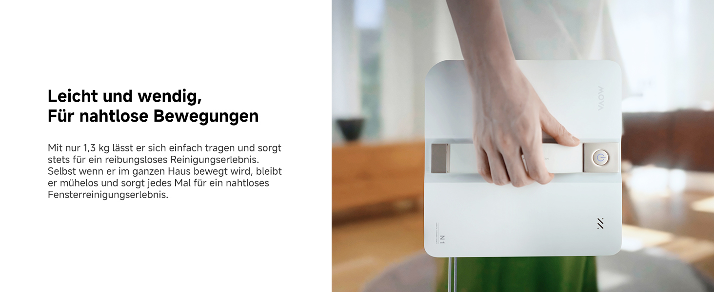Робот для миття вікон MOVA N1, компактний, система подвійного розпилення, 8000 Па, безпечний, інтелектуальна навігація, повне покриття, все в одному