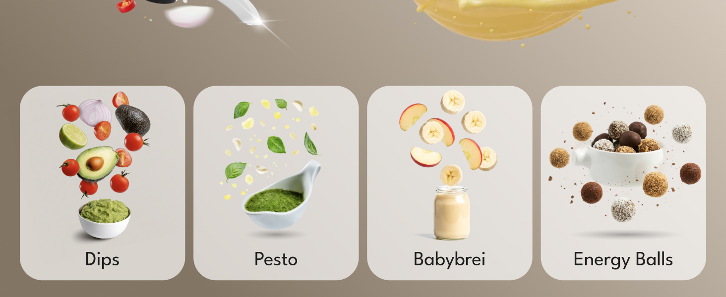 Ручний подрібнювач овочів та цибулі LEBENLANG 1л | Без BPA | Чорний | Для цибулі, часнику, овочів | Багатофункціональний кухонний подрібнювач