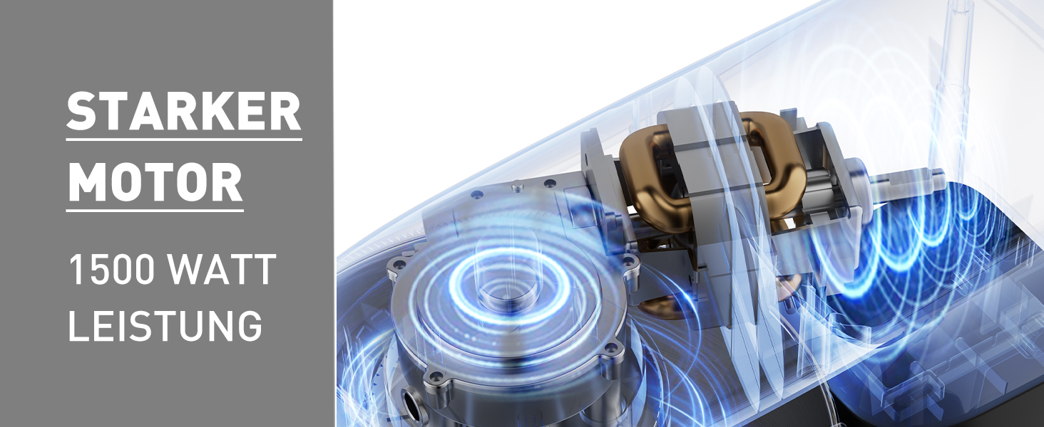 Кухонна машина Heinrich's 1500W з місткою чашею 6L (нержавіюча сталь)