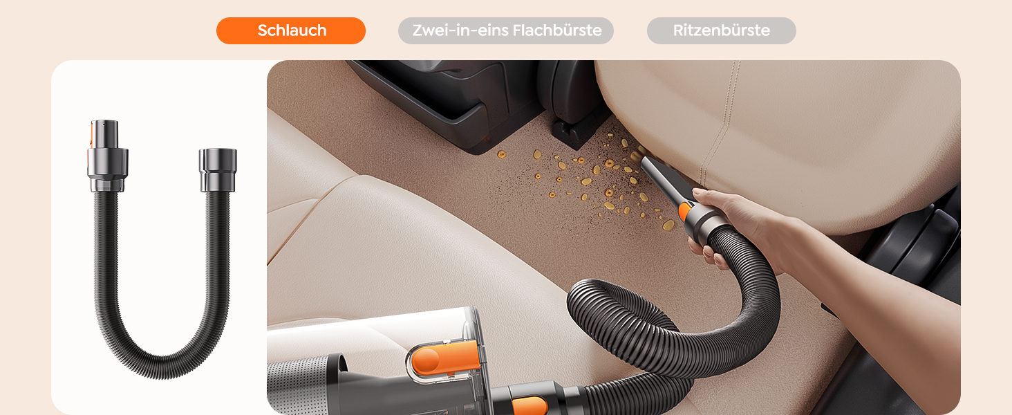 Бездротовий пилосос Fieety з акумулятором, 600W, 50kPa, 65 хв роботи, станція для зарядки на стіні, ароматерапія, автоматичний режим, сенсорний екран, висувний шланг 1 м для твердих поверхонь, килимів, шерсті тварин, автомобіля