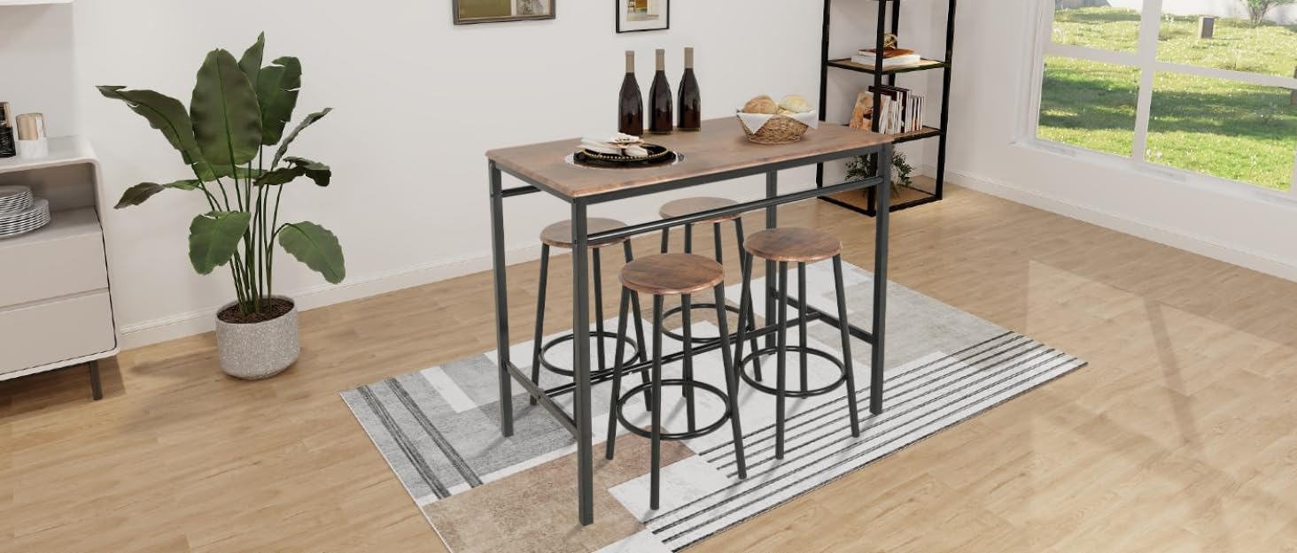 Розсувний обідній стіл Artethys 105/150x70 см - індустріальний стиль, для кухні, їдальні, вітальні