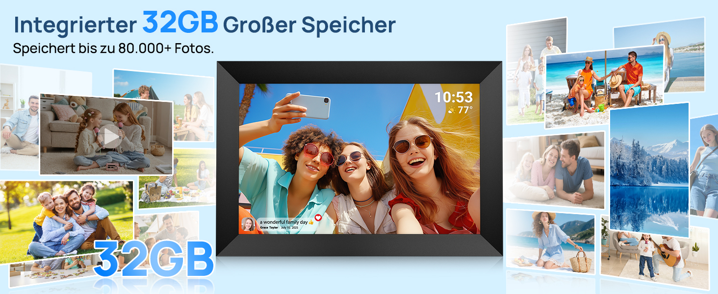 Цифрова фоторамка Frameo 10.1