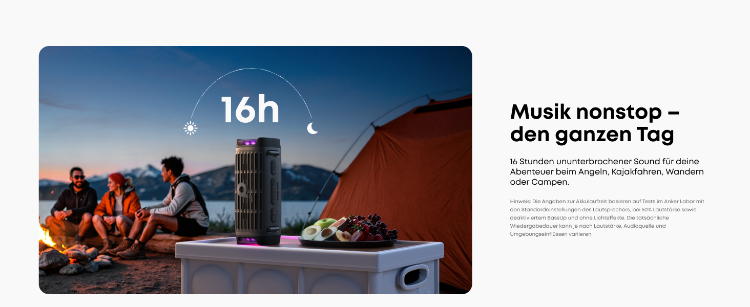 Soundcore Boom 3i від Anker – водонепроникна Bluetooth колонка для активного відпочинку, 50W, IP68, 16 годин, світлодіодна підсвітка, TWS, для каякінгу, риболовлі, кемпінгу