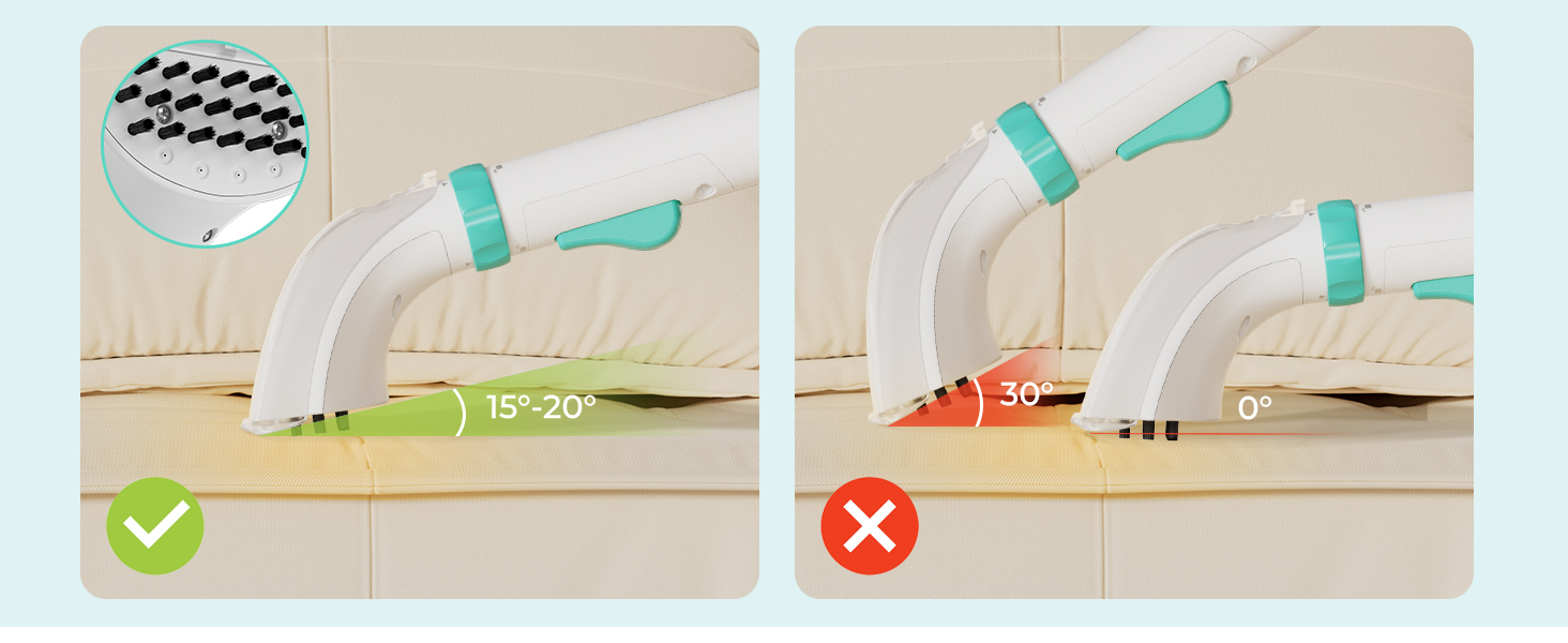Портативний мийний пилосос для килимів та м'яких меблів HAUSHOF, 13 kPa, 2-в-1, тихий (≤77 dB)