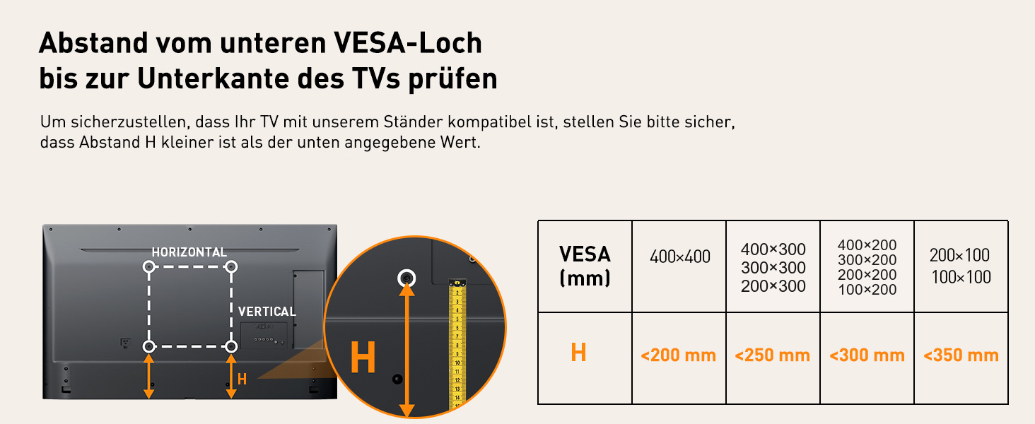 Універсальна підставка для телевізора Perlegear PGTVS49B з LED-підсвіткою, для діагоналі 24–60 дюймів