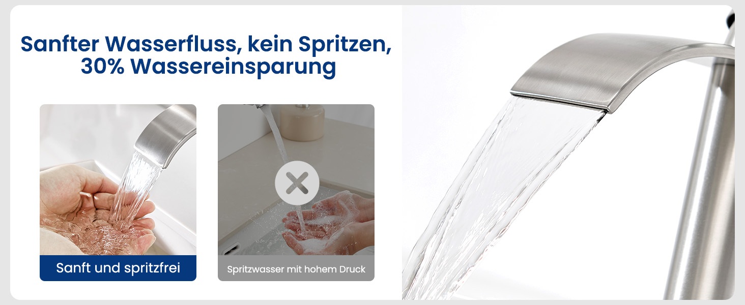Змішувач для ванної CECIPA, нержавіюча сталь, висота виливу 86 мм, для ванної кімнати