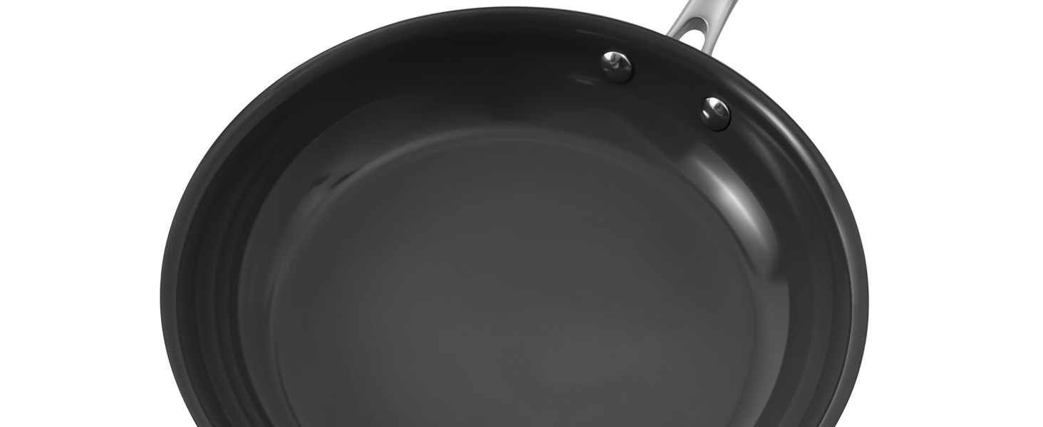 Набір каструль Cookersway: 20, 24, 28 см, керамічне покриття, без PTFE, PFOA, PFAs, для плити та духовки