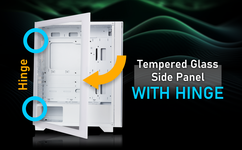 Корпус для ПК BitFenix Flow Mid Tower чорний ARGB