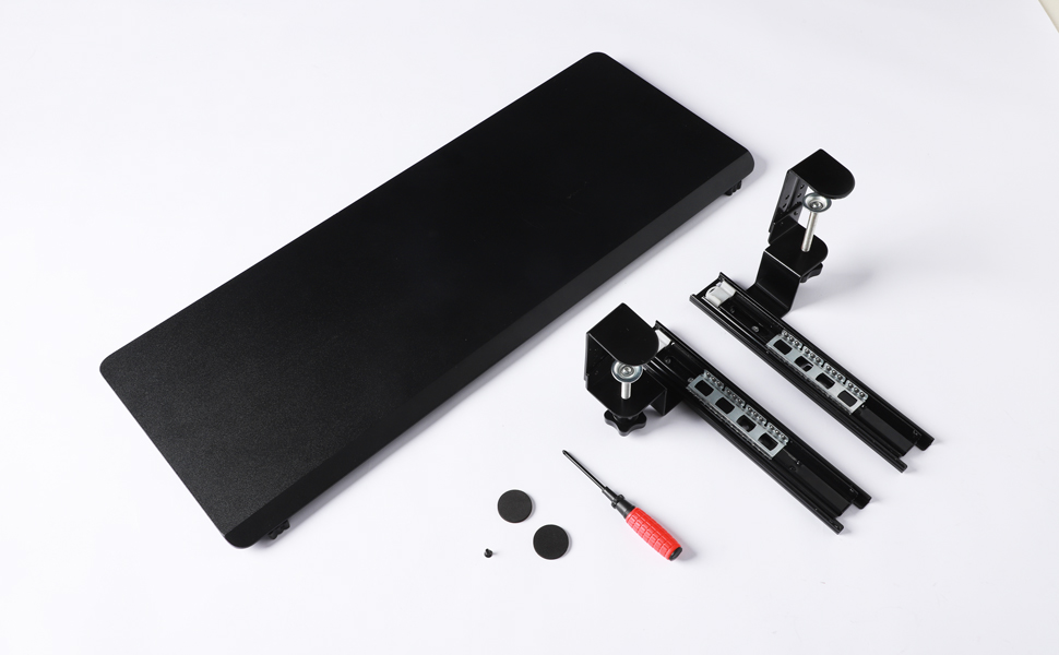 Кріплення для клавіатури BigTron з клемою, чорний колір, нове дизайну