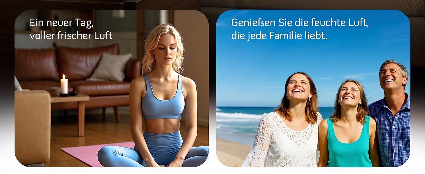 Набір з 2 ультразвукових зволожувачів повітря H1-XIT по 2л, білі, з верхнім наливом та нано-розпиленням для дитячої кімнати, спальні та вітальні