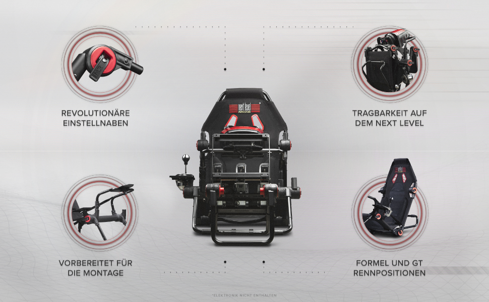 Симулятор гоночного кокпіту Next Level Racing F-GT Lite - складаний, для ігор