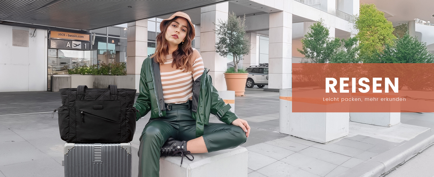 LOVEVOOK Сумка-шоппер для жінок, велика, робоча сумка, торбинка-шоппер, сумка для ноутбука 15,6/17,3 дюйма, сумка для навчання, офісна сумка, сумка для роботи, універсальна чорна сумка LOVEVOOK