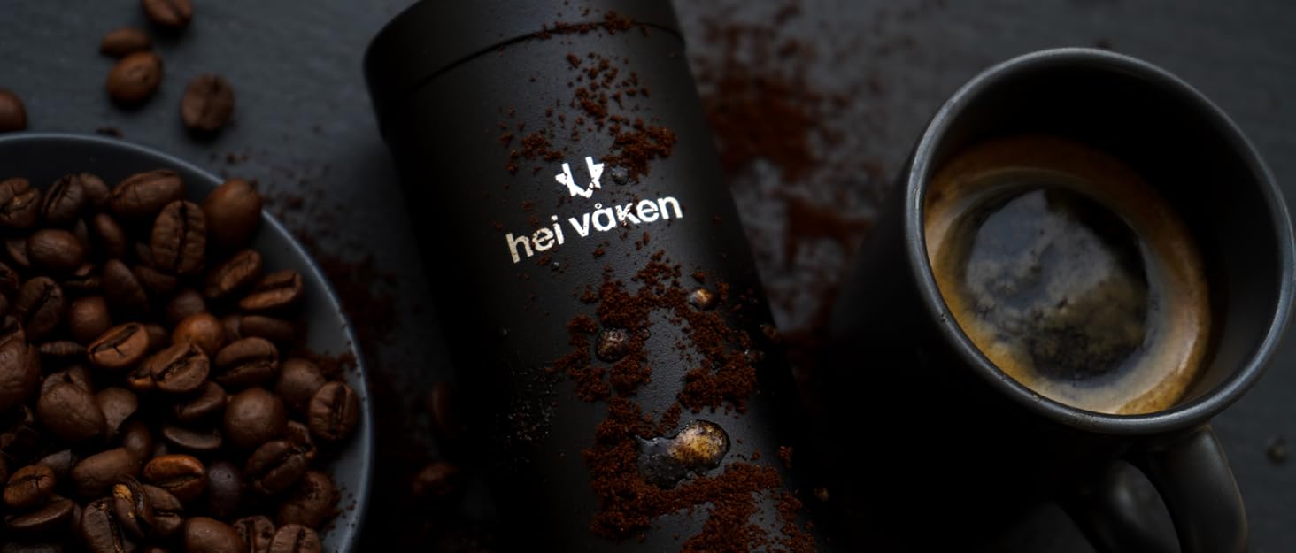 Ручна кавомолка з конічним жорнами - регульований ступінь помелу - кавомолка з нержавіючої сталі для дому та в дорогу