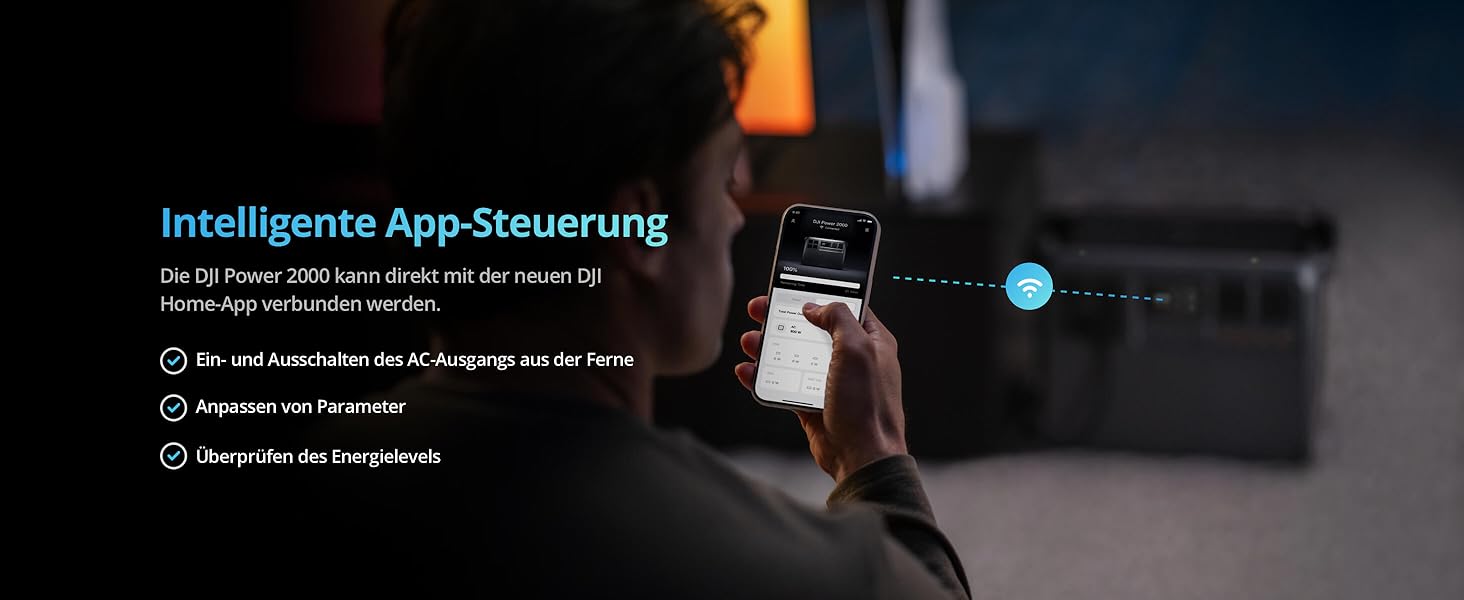 Портативна електростанція DJI Power 2000: 2048 Wh, 3000 W, LiFePO4, сонячний генератор, для дому, кемпінгу та надзвичайних ситуацій