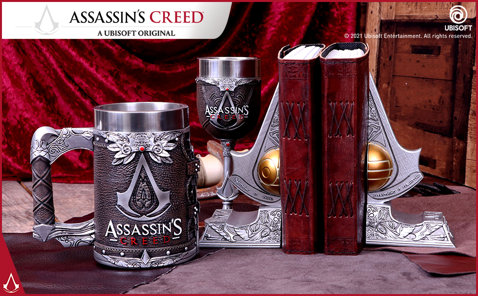 Тепер B5335S0 ліцензована гра Assassin's Creed Valhalla Viking, смола, нержавіюча сталь, багатобарвна